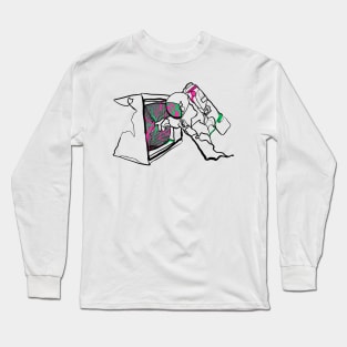 Single Line - Astro Dimensions Long Sleeve T-Shirt